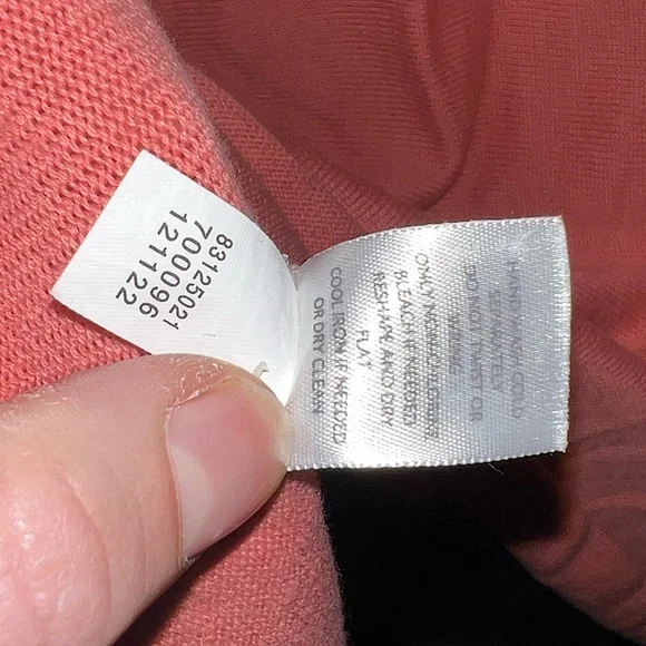 LAST CALL J. Jill Peplum Coral Knit Sweater Cardigan With Button Closure Size XS - Picture 12 of 13